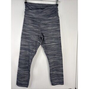 Lululemon‎ Align Mini Space Dye Gray Size 6 Good Condition Sides Rouched